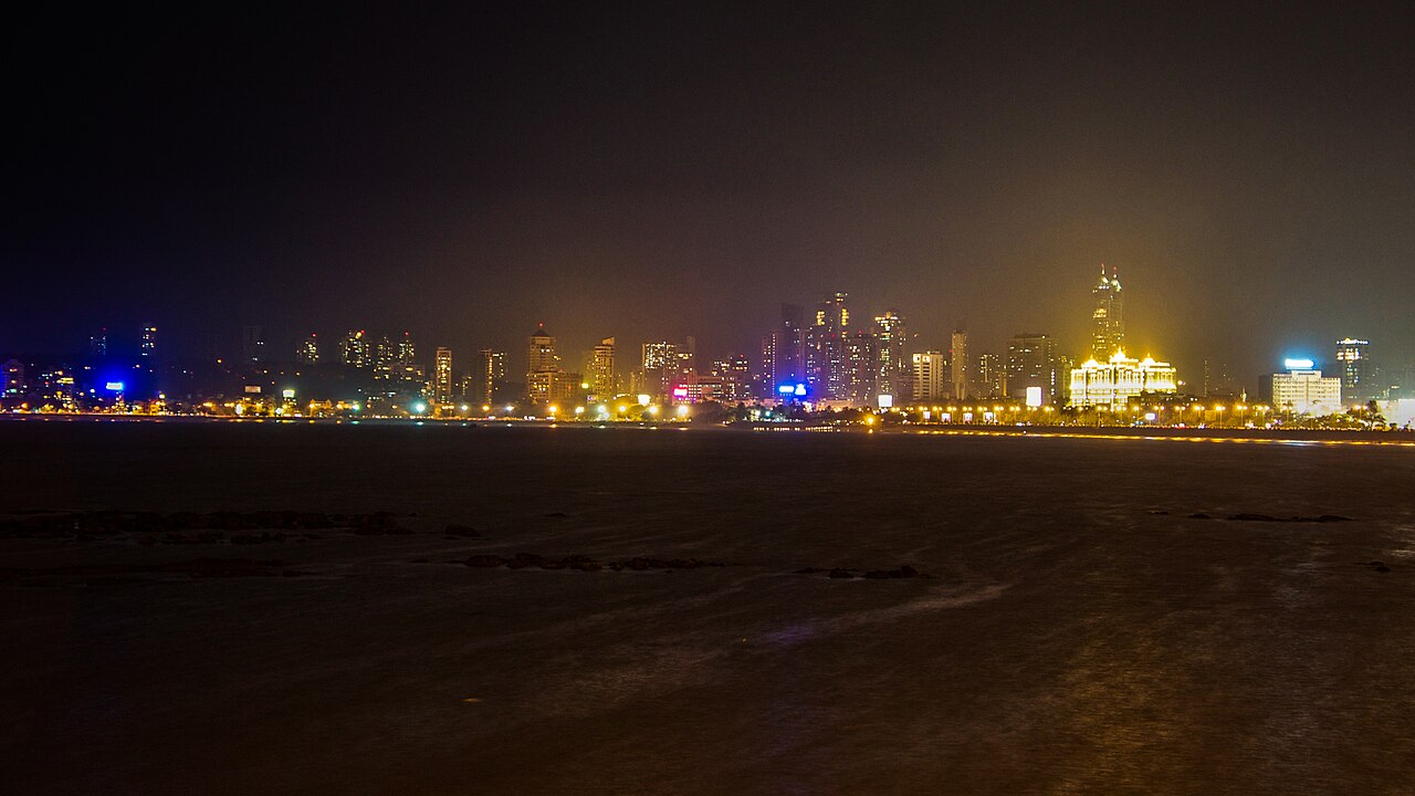 Mumbai: Mumbai Skyline Marine Drive Night